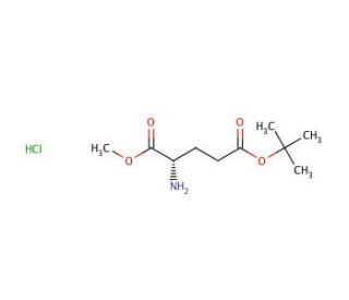 L-Glutamic acid 5-tert-butyl 1-methyl ester hydrochloride (CAS 6234-01-1) - chemical structure image