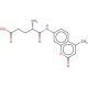 L-Glutamic acid alpha-(7-amido-4-methylcoumarin) (CAS 98516-76-8) - chemical structure image