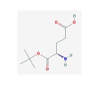 L-Glutamic acid alpha-tert-butyl ester (CAS 45120-30-7) - chemical structure image