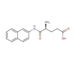 L-Glutamic acid beta-naphthylamide (CAS 635-86-9) - chemical structure image