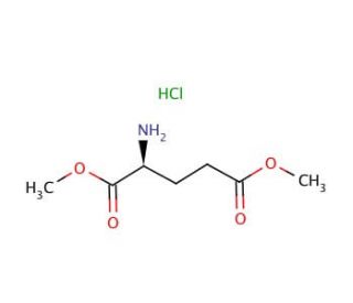 L-Glutamic acid dimethyl ester hydrochloride (CAS 23150-65-4) - chemical structure image