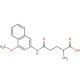L-Glutamic acid γ-(4-methoxy-β-naphthylamide) (CAS 24723-50-0) - chemical structure image