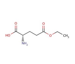 L-Glutamic acid &gamma;-ethyl ester (CAS 1119-33-1) - chemical structure image