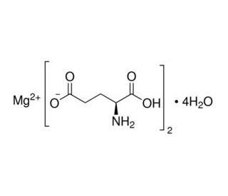 L-Glutamic acid hemimagnesium salt tetrahydrate (CAS 18543-68-5) - chemical structure image