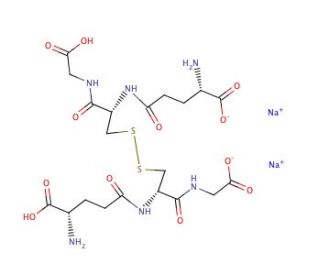 L-Glutathione oxidized disodium salt (CAS 103239-24-3) - chemical structure image