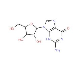 L-Guanosine (CAS 26578-09-6) - chemical structure image