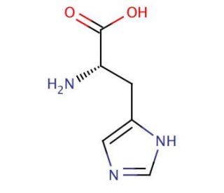 L-Histidine (CAS 71-00-1) - chemical structure image