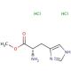 L-Histidine Methyl Ester Dihydrochloride (CAS 7389-87-9) - chemical structure image