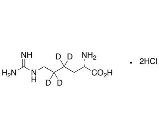 L-Homoarginine-d4 Dihydrochloride (CAS 1332075-41-8) - chemical structure image