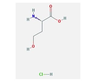 L-Homoserine hydrochloride (CAS 672-15-1 (non-salt)) - chemical structure image