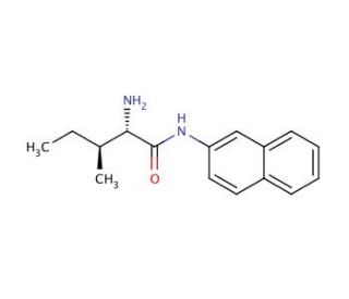 L-Isoleucine beta-naphthylamide (CAS 732-84-3) - chemical structure image