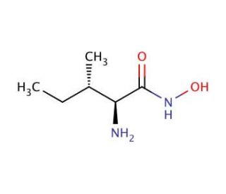 L-Isoleucine hydroxylamine acetate (CAS 31982-77-1) - chemical structure image