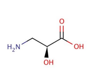 L-Isoserine (CAS 632-13-3) - chemical structure image