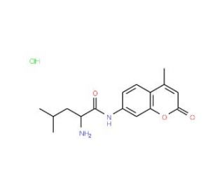 L-Leucin-7-amido-4-methylcoumarin-hydrochlorid (CAS 062480-44-8) - chemical structure image