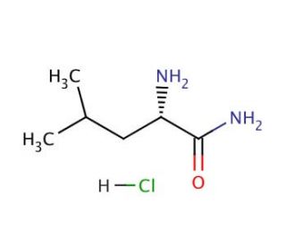 L-Leucinamide hydrochloride (CAS 10466-61-2) - chemical structure image