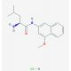 L-Leucine 4-methoxy-beta-naphthylamide hydrochloride (CAS 4467-68-9) - chemical structure image