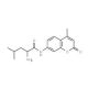 L-Leucine 7-amido-4-methylcoumarin (CAS 66447-31-2) - chemical structure image
