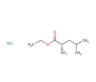 L-Leucine ethyl ester hydrochloride (CAS 2743-40-0) - chemical structure image