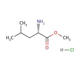 L-Leucine methyl ester hydrochloride (CAS 7517-19-3) - chemical structure image