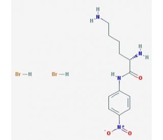 L-Lysine 4-nitroanilide dihydrobromide (CAS 40492-96-4) - chemical structure image