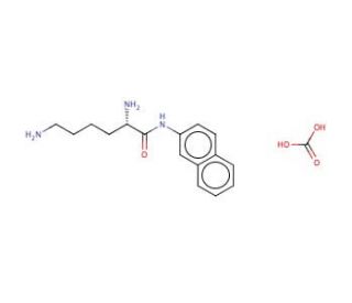 L-Lysine beta-naphtyl amide carbonate (CAS 18905-74-3) - chemical structure image
