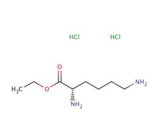 L-Lysine ethyl ester dihydrochloride (CAS 3844-53-9) - chemical structure image