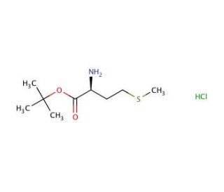 L-Methionine t-butyl ester hydrochloride (CAS 91183-71-0) - chemical structure image