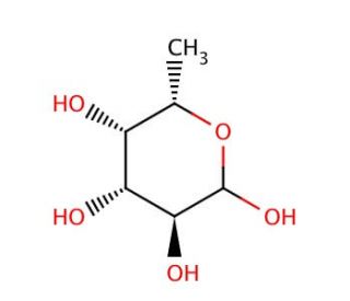 L-(&minus;)-Fucose (CAS 2438-80-4) - chemical structure image