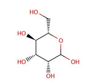 L-(&minus;)-Mannose (CAS 10030-80-5) - chemical structure image