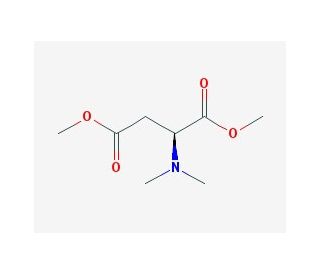 L-N,N-Dimethyl aspartic acid dimethyl ester (CAS 7545-54-2) - chemical structure image