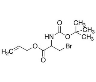 L-N-t-Boc-2-bromomethyl Glycine Allyl Ester (CAS 865701-97-9) - chemical structure image