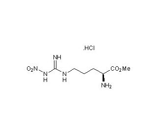 L-N<sup>G</sup>-Nitroarginine Methyl Ester (L-NAME) (CAS 51298-62-5) - chemical structure image
