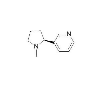 L-Nicotine (CAS 54-11-5) - chemical structure image