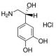 L-Norepinephrine hydrochloride (CAS 329-56-6) - chemical structure image