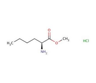 L-Norleucine methyl ester hydrochloride (CAS 3844-54-0) - chemical structure image