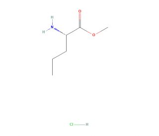 L-Norvaline methyl ester hydrochloride (CAS 56558-30-6) - chemical structure image