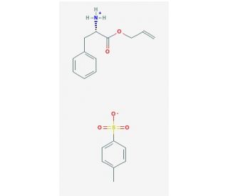 L-Phenylalanine allyl ester p-toluenesulfonate salt (CAS 88224-00-4) - chemical structure image