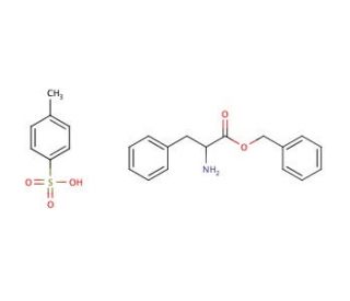 L-Phenylalanine benzyl ester p-toluenesulfonate salt (CAS 1738-78-9) - chemical structure image