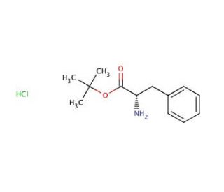 L-Phenylalanine tert-butyl ester hydrochloride (CAS 15100-75-1) - chemical structure image