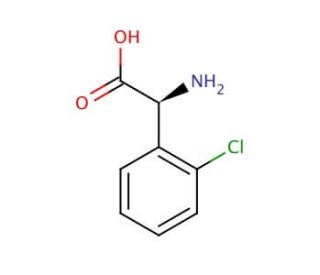 L-(&plus;)-2-Chlorophenylglycine (CAS 141315-50-6) - chemical structure image