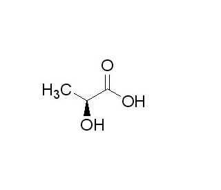 L-(+)-Lactic acid (CAS 79-33-4) - chemical structure image