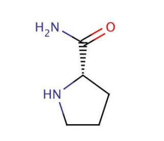 L-Prolinamide (CAS 7531-52-4) - chemical structure image
