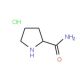 L-Prolinamide hydrochloride (CAS 42429-27-6) - chemical structure image
