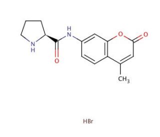 L-Proline 7-amido-4-methylcoumarin hydrobromide (CAS 115388-93-7) - chemical structure image