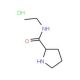 L-Proline ethylamide hydrochloride (CAS 58107-62-3) - chemical structure image