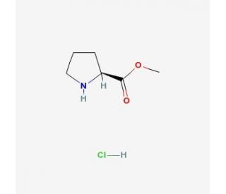 L-Proline methyl ester hydrochloride (CAS 2133-40-6) - chemical structure image