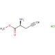L-Propargylglycine methyl ester hydrochloride (CAS 166271-28-9) - chemical structure image