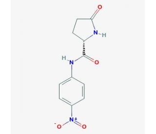 L-Pyroglutamic acid 4-nitroanilide (CAS 66642-35-1) - chemical structure image