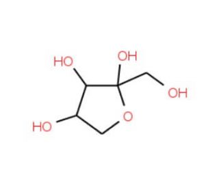 L-Ribulose (CAS 2042-27-5) - chemical structure image