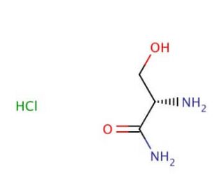 L-Serinamide hydrochloride (CAS 65414-74-6) - chemical structure image